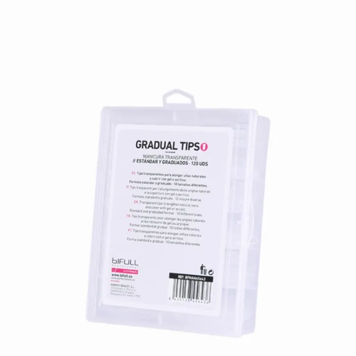 Bifull Gradual Tips Transparentes 120uds