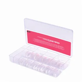 Bifull Tips Clear Transparentes Forma Estandar 520uds