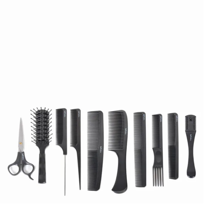 Bifull Suki Set Tijera + 9 Peines