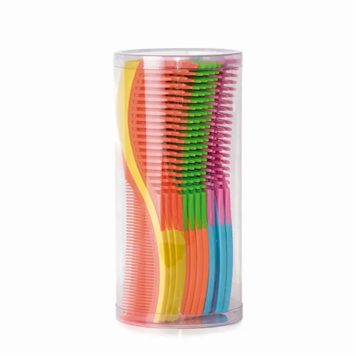 Bifull Bote de Peines Ergonomicos Doble Pua 12uds