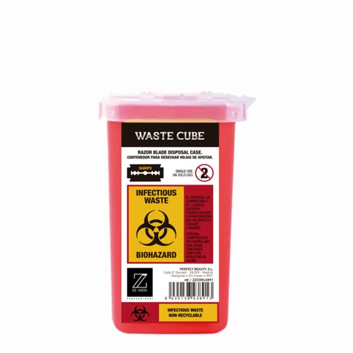 ZZ Men Waste Cube Contenedor de Cuchillas