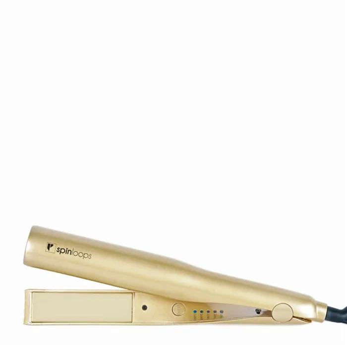 Perfect Beauty Spin Loops Plancha Curvada 2 en 1