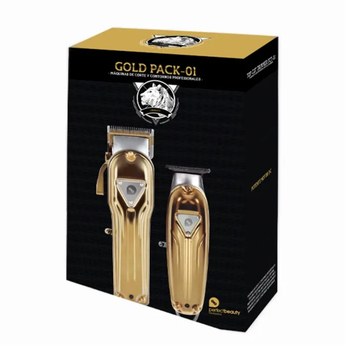 Perfect Beauty Pack Gold Clipper + Trimmer
