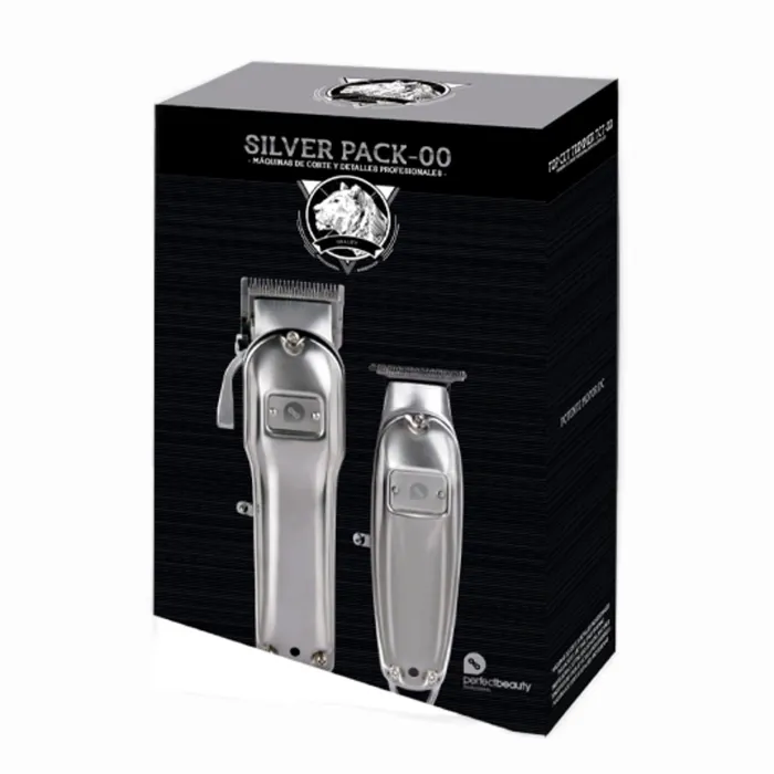 Perfect Beauty Pack Silver Clipper + Trimmer