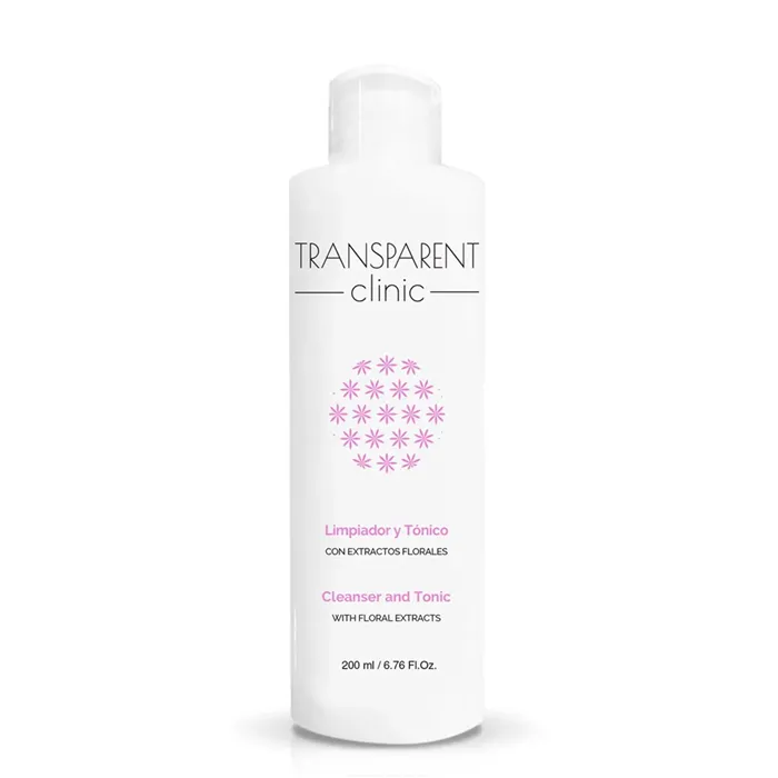 Transparent Clinic Clean Gel Limpiador y Tonico 200ml