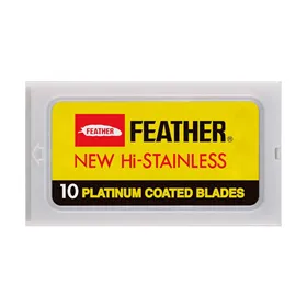 Feather Recambio Navaja Afeitar Doble 10uds