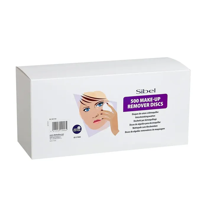 Sibel Disco Desmaquillante Algodon 500ud