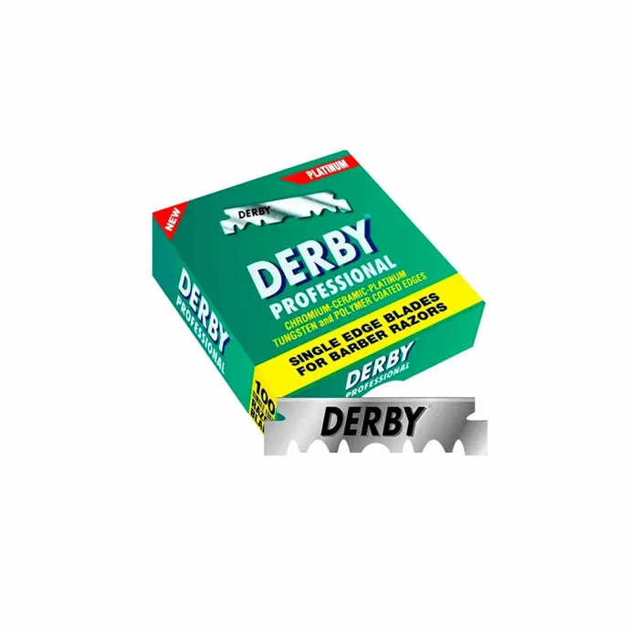 Derby Cuchillas Afeitar Hoja Partida 100uds