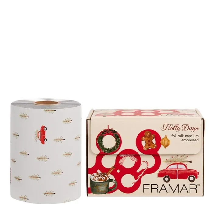 Framar Embossed Medium Rollo Aluminio 97m