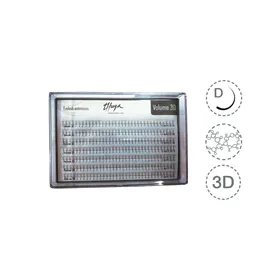 Thuya Extensiones de Pestañas 3D 0.07 D-Curl