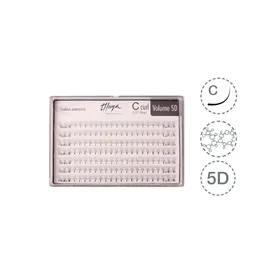 Thuya Extensiones de Pestañas 5D 0.07 C-Curl