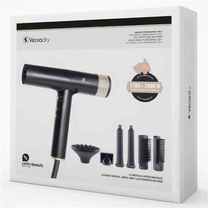 Perfect Beauty Secador Profesional Versa Dry 6 en 1