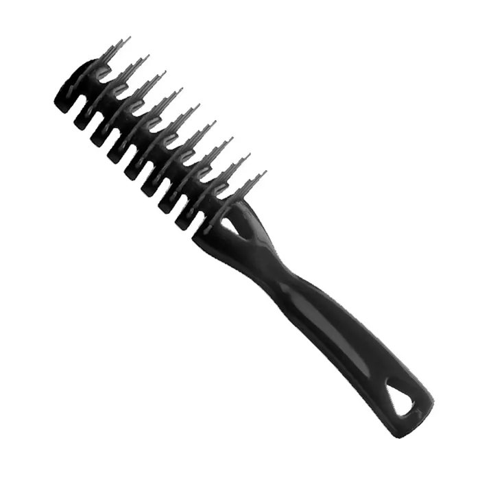 Sibel Cepillo Esqueleto Negro Croc L