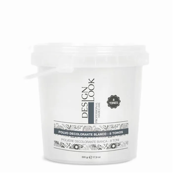 Design Look Polvo Decolorante Blanco 8 Tonos 500gr