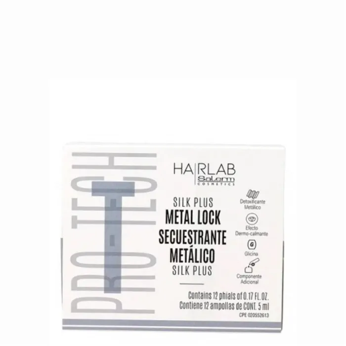 Salerm HairLab Silk Plus Metal Lock 12x5ml