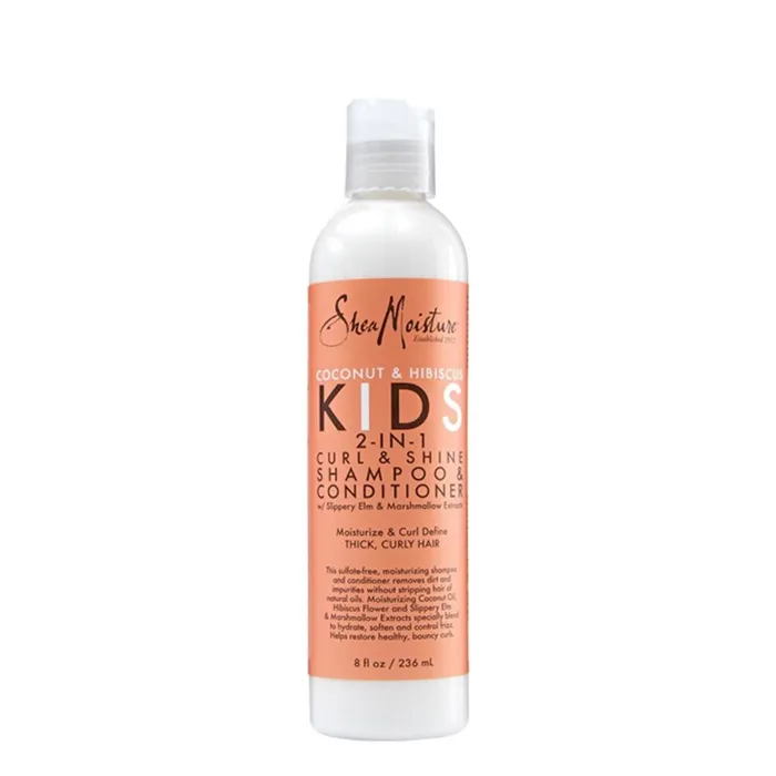 Shea Moisture Kids 2 in 1 Shampoo & Conditioner 236ml