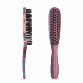 Bifull Cepillo Rectangular Striped Wood