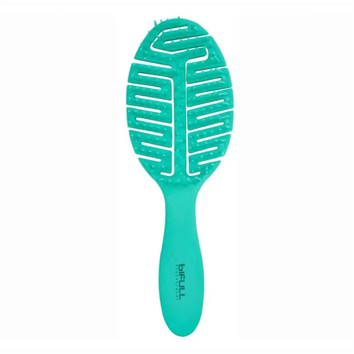 Bifull Fluor Leaf Cepillo Esqueleto Desenredante 