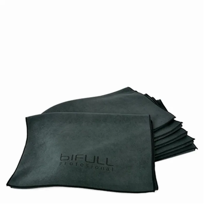 Bifull Toalla Negra 75x35cm 6uds